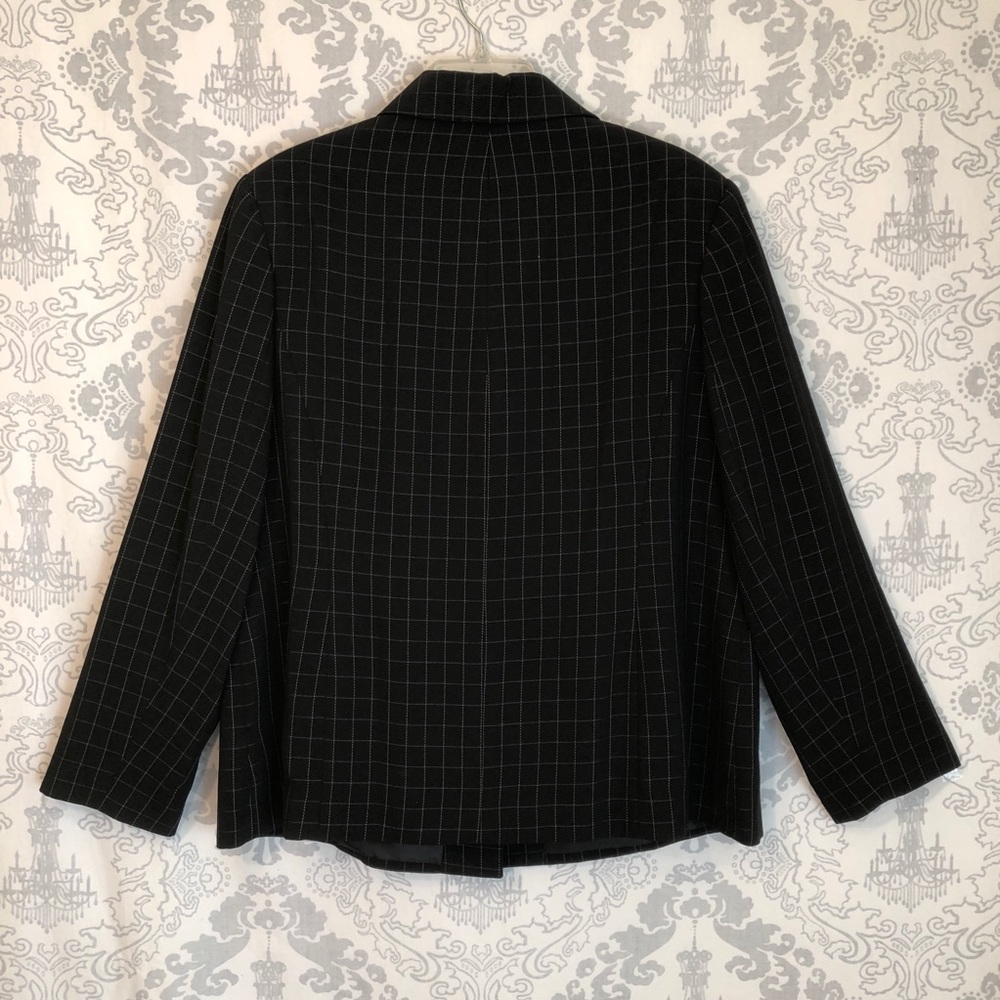 Hillard & Hanson Checkerboard Skirt Suit - Picture 2 of 7